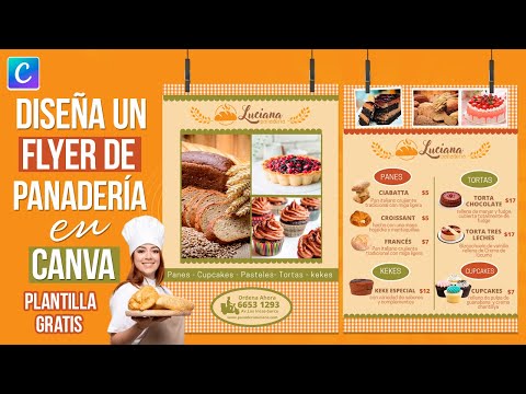 COMO HACER UN FLYER ,VOLANTE PUBLICITARIO PROFESIONAL CON CANVA PASO A PASO | PLANTILLA GRATIS🍞