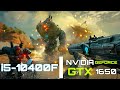 GTX 1650 +i5 10400F - Rage 2 - 1080p / Low ,Custom Settings ,Fps Test