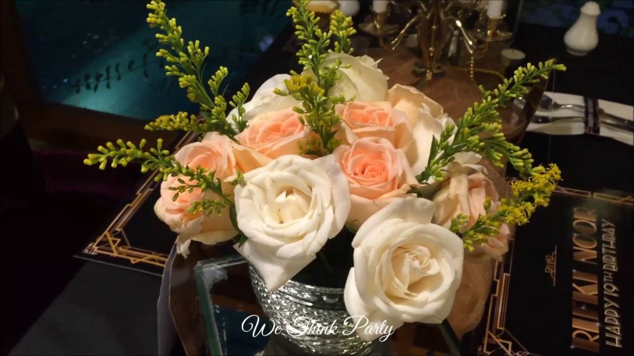 Great Gatsby Table Setting - YouTube Great Gatsby Table Setting - YouTube