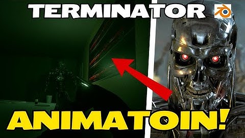 Making A Horror Animation Of The Terminator Using Blender!