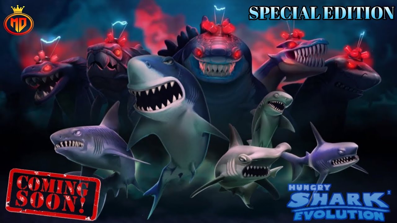 Hungry Shark Evolution - SPECIAL EDITIONS || All 23 Sharks Unlocked Mod ...