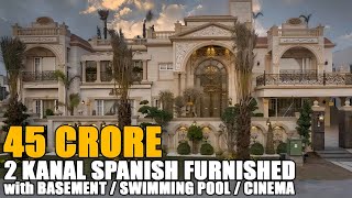 2 Kanal Luxury Spanish Full Furnished ROYAL PALACE For Sale in DHA Lahore | Vlog-181