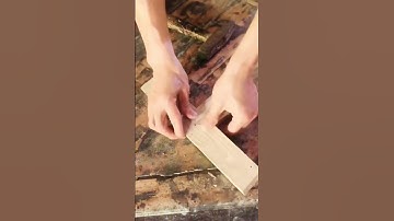 How to-Build by assembling wooden bars to create right angles easily #shorts