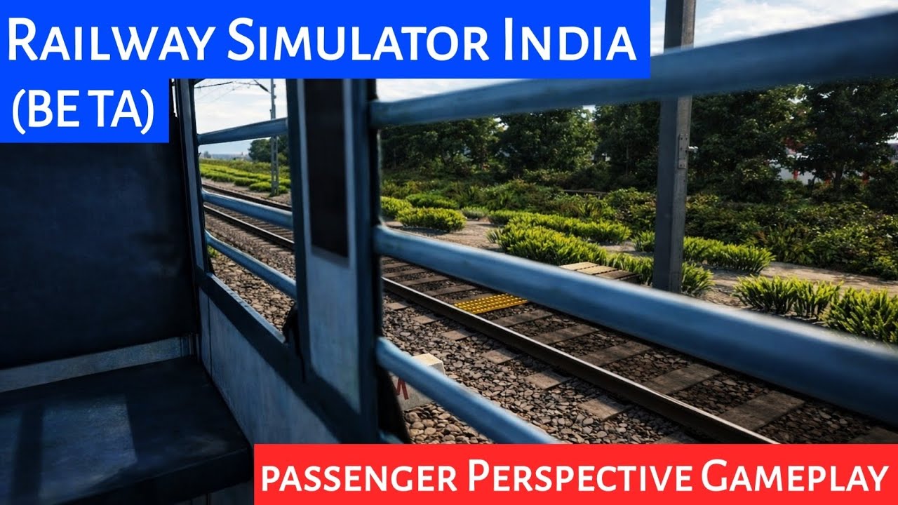 What Passenger Sees from a Train Window || 