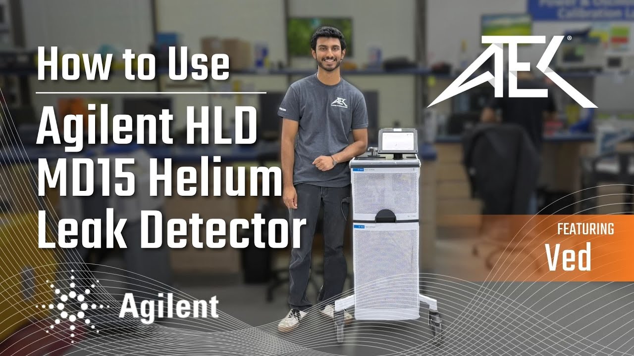 Md15 How to Use the Agilent HLD MD15 Helium Leak Detector | Ft. Ved from ...