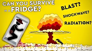 Can You SURVIVE A NUCLEAR BLAST In A FRIDGE?! #SURVIVAL #MYTHS #DEBUNKED