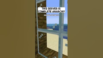 WHAT A SERVER - COMPLETE ANARCHY, VANILLA  - WAIT UNTILL THE END🥰 😂 #shorts #viral #minecraft
