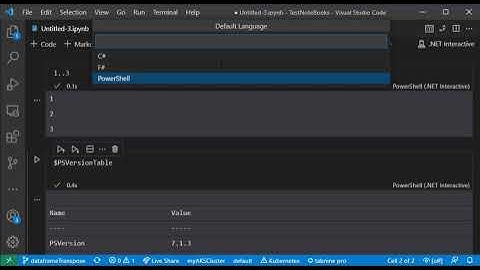 PowerShell .NET Interactive Notebooks, demo opening a notebook from a local path or remote source