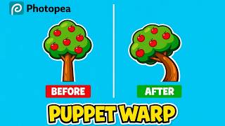 HOW to PUPPET WARP in PHOTOPEA
