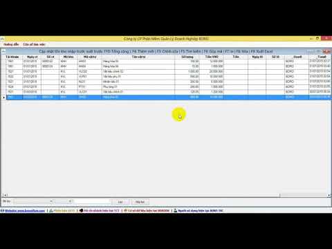 Cập nhật tồn kho NTXT trong phần mềm BORO eACCOUNTING