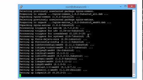 013. linux ubuntu server 15 04, nginx as a web load balancer, installed in very basic round robin mo