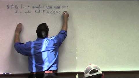 Multivariate Calculus: Lecture 47 part 1: circulation, flux and Green