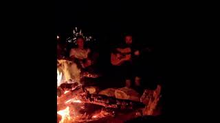 Shay Mooney from Dan + Shay singing Tequila by the campfire for friends