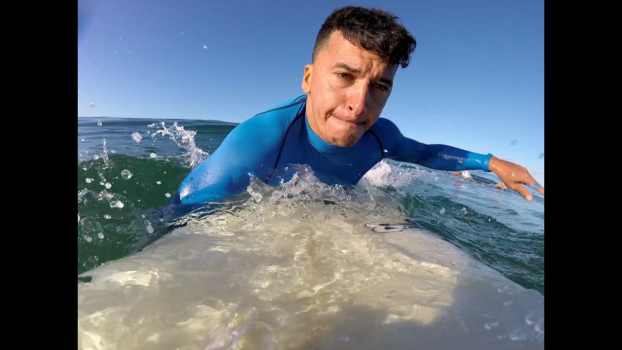 Surf na praia da reserva - YouTube