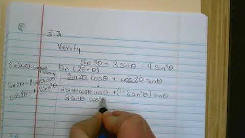3 3 verify identity double angle