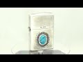 ZIPPO　ターコイズスタイル　No.　/シリアル番号ナンバー付/ネイティブ/かっこいい