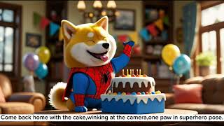 Happy Birthday Spider Dog