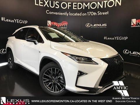 2017 Ultra White Lexus Rx 350 Awd F Sport Series 3 In Depth Review North Edmonton Alberta