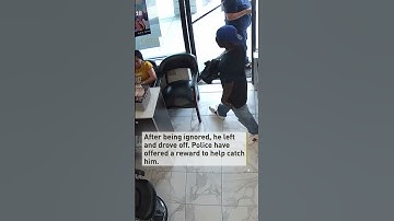 Customers ignored armed robber