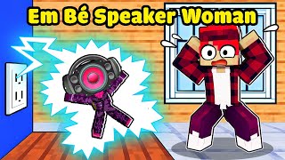 Hachi 24 Giờ Làm Bảo Mẫu Chăm Sóc Em Bé Speaker Woman Trong Minecraft