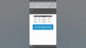 Convert Units in Excel FAST with This Trick! #ExcelTips #DataHacks #LearnExcel