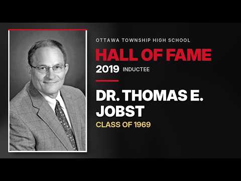 Watch Dr. Thomas E. Jobst’s 2019 Hall of Fame induction speech on YouTube