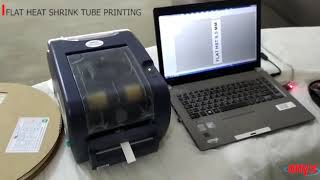 Onyx Flat Heat Shrink Tube and Label Printer with Software