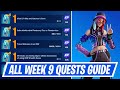 Fortnite Complete Week 9 Quests - How to EASILY Complete Week 9 Challenges in Chapter 5 Season 1