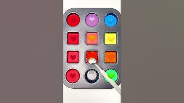 Gues the mixed color #alphabetlore #satisfying #colormixing #oddlysatisfying #shorts