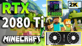 RTX 2080ti fe and i5 8600k / Minecraft/ Test FPS