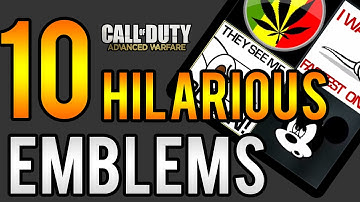 10 hilarious Emblems Tutorial - Call Of Duty Advanced Warfare
