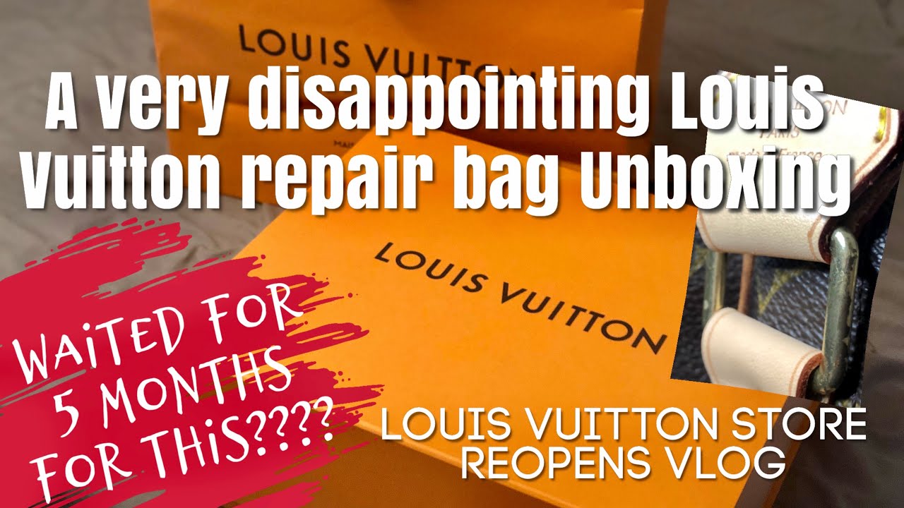 Louis Vuitton 2021 REPAIR PROCESS Online with repair costs and