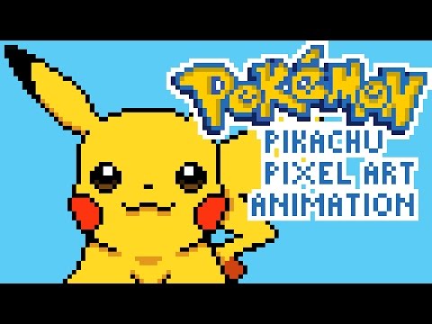 Pokemon Pikachu Pixel Art and Animation by PXLFLX
