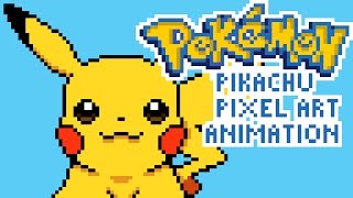 Pokemon Pikachu Pixel Art And Animation By Pxlflx