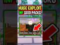 INFINITE SEED PACK EXPLOIT in Roblox Garden Horizons