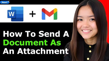 How To Send a Word Document as an Attachment to Email Both Gmail and Yahoo Mail 2025 (Step By Step)