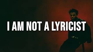 Baby Keem - I am not a Lyricist [Clean - Lyrics]