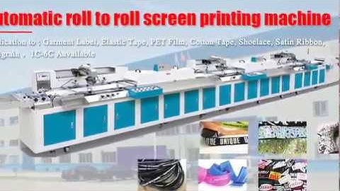The Best Roll to Roll Screen Printing Machine for You!