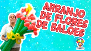 Faça você mesmo - Arranjo de flores de balões