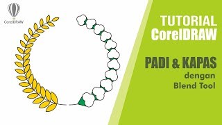 [ CorelDRAW ] #3 Membuat Padi dan Kapas dengan Blend Tool  | Tutorial Corel Draw Bahasa Indonesia