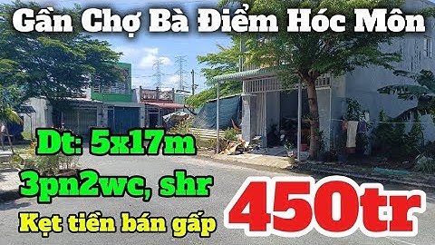 Anh Chị Gò Vấp, Quận 12, Tân Bình, Tân Phú mua nhà 5x17m chỉ 450 triệu rất gần | Nhà giá  rẻ Hóc Môn