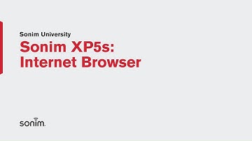 Sonim XP5s - Internet Browser
