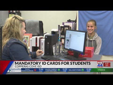 Copperas Cove ISD issues mandatory ID cards for students