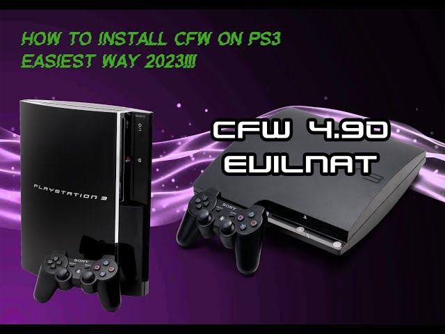 HOW TO INSTALL CFW 4.90 ON PS3 EASY 2023 