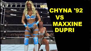 WWE 2K26 Chyna '92 vs Maxxine Dupri - Steel Cage