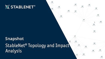 Infosim StableNet® Data Science & AIOps Part 2: Topology and Impact Analysis