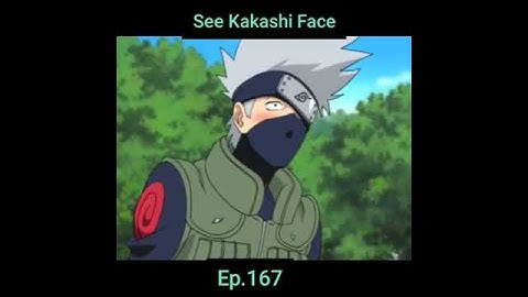 See Kakashi  face☺️