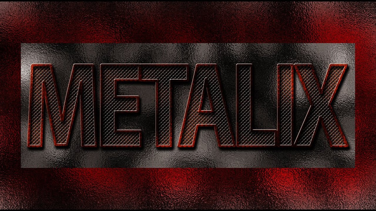 Creating Heavy Metal Type How To Create A Shiny Metal Text Effect In Photoshop YouTube