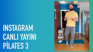 Günlerinde Evde Egzersiz Instagram Canlı Yayını Pi̇lates 3