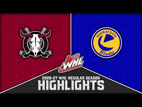 WHL: Saskatoon Blades vs Red Deer Rebels